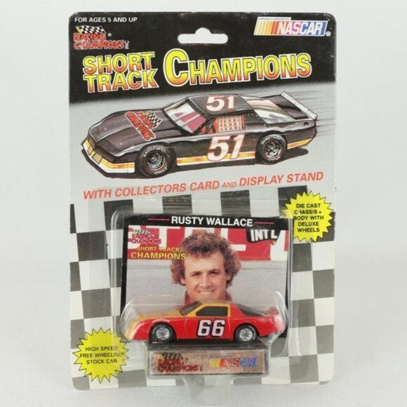 Racing Champions Short Track Champions Rusty Wallace #66 Alugard Die Cast Car - Picture 1 of 3